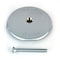 Watco One-Hole Bath Overflow Plate Includes Overflow and Screw, Chrome 18001-CP - alternate 1